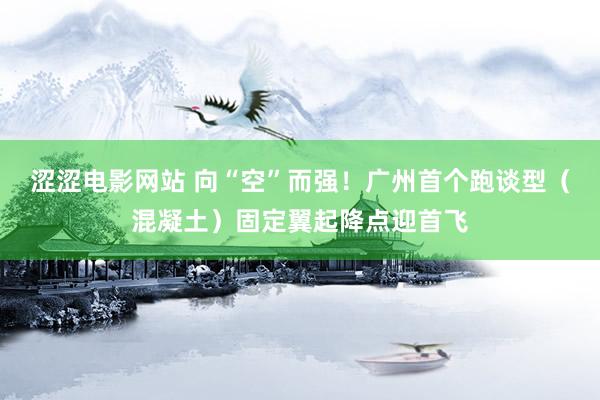 涩涩电影网站 向“空”而强！广州首个跑谈型（混凝土）固定翼起降点迎首飞